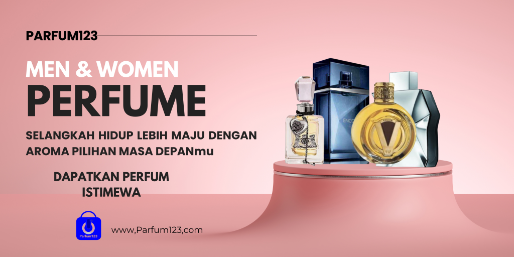 Pink mimalist Modern Beauty Perfume Banner