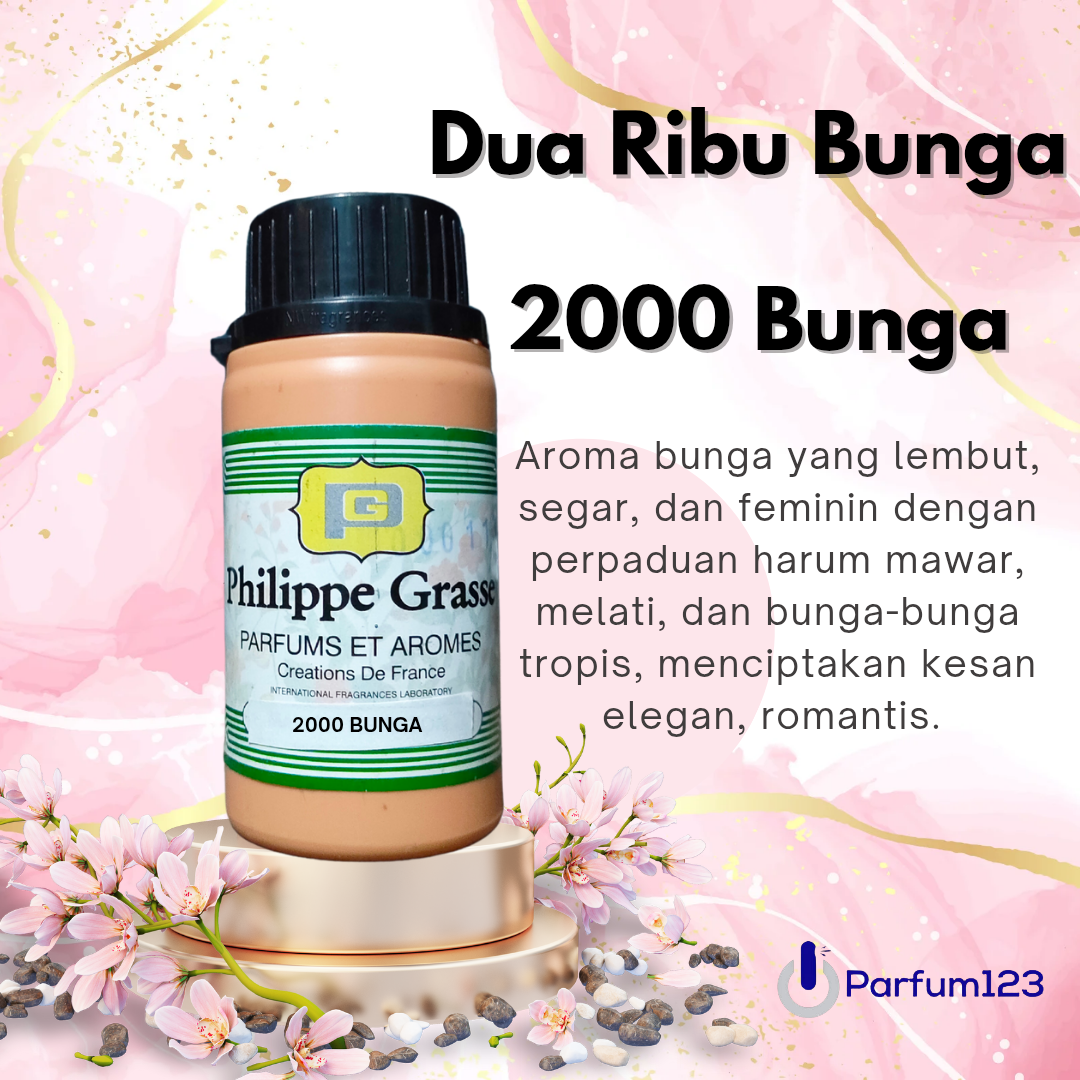 Bibit Parfum 2000 Bunga 100gr segel – Wewangian Floral Elegan Tahan Lama