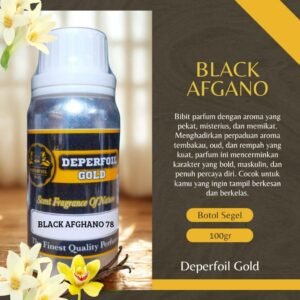 Bibit Minyak Wangi Black Afgano Original Aroma Luxury Premium